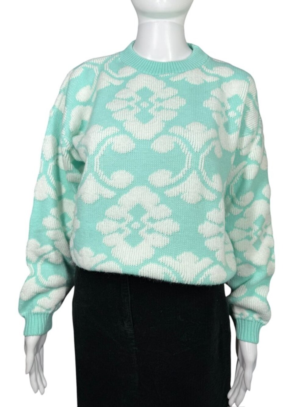 Cabin Creek 80s / 90s Vintage Floral Sweater Small